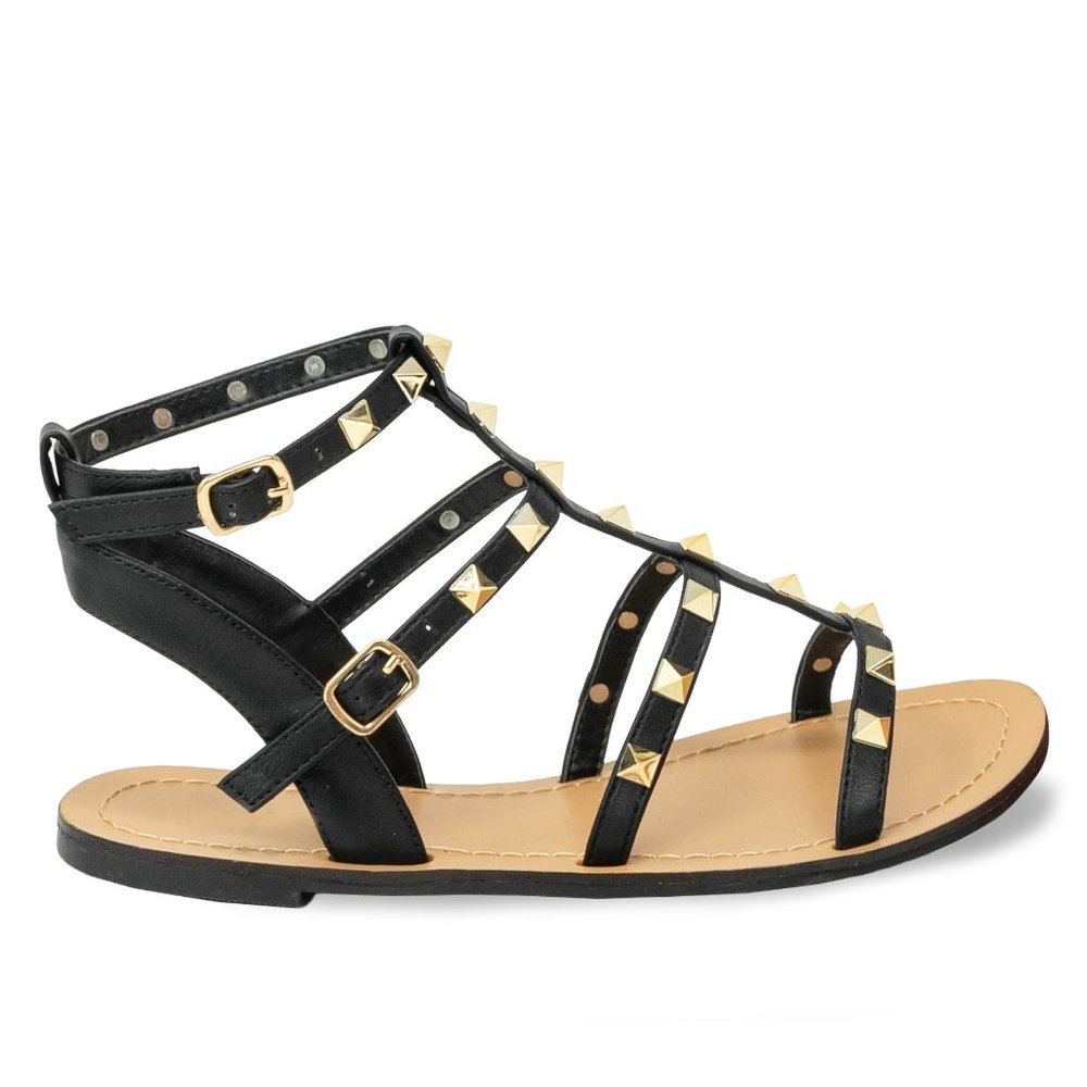 STRAPPY STUDDED SANDAL